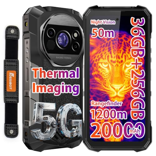 Image of FOSSIBOT F115 Ultra 5G 20000mAh /33W Rugged Phone Thermal Imaging Android 16 | Dimensity 7100+36GB+256GB Gaming Phone, 1200m Ranging, 6.78 inch FHD+120Hz Gorilla Glass,50m Range Night Vision 64MP Cell Phone