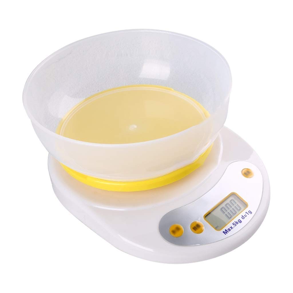 HPTHLY Digital Food Scale,Kitchen Scale Electronic Weight Scale Tare Function with Removable Bowl,Baking Cooking Scale Scales