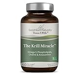 Krill Miracle Fish Oil Capsule - Omega 3 Complex Supplement | Joint Support, High Strength DHA/EHP - 60 Fish Licaps Capsules - Good Health Naturally