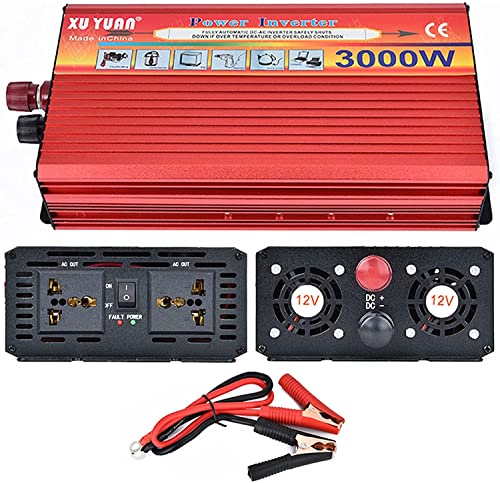 Inversor de Onda sinusoidal Pura de 3000W 4000W Watt, Inversor de CC 12V 24V a 220V 230V CA para...