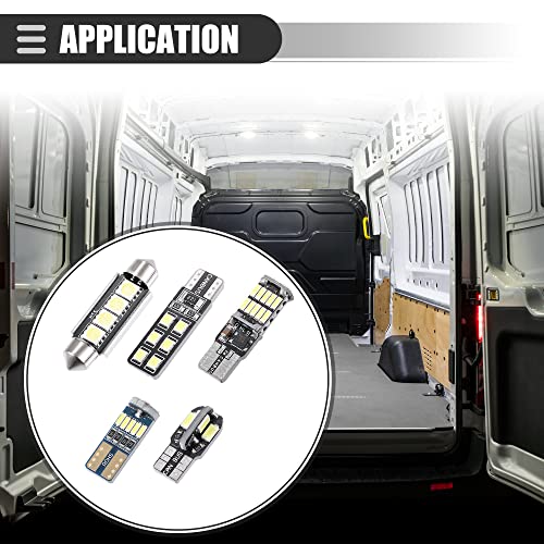 Luz LED Universal para Interior de Auto Motoforti T10 1 Set miniatura 3