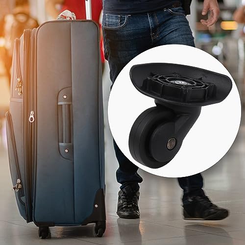 4Pcs Universal Swivel Wheel Left Suitcase Wheel (4L) 115W Series W293 Wheel Replacement Black2