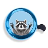 WIRESTER Blue Aluminum Round Bike Bell, Classic Ring Bicycle Bell, Bike Accessories Bell Ring for Adults Kids Girls Boys