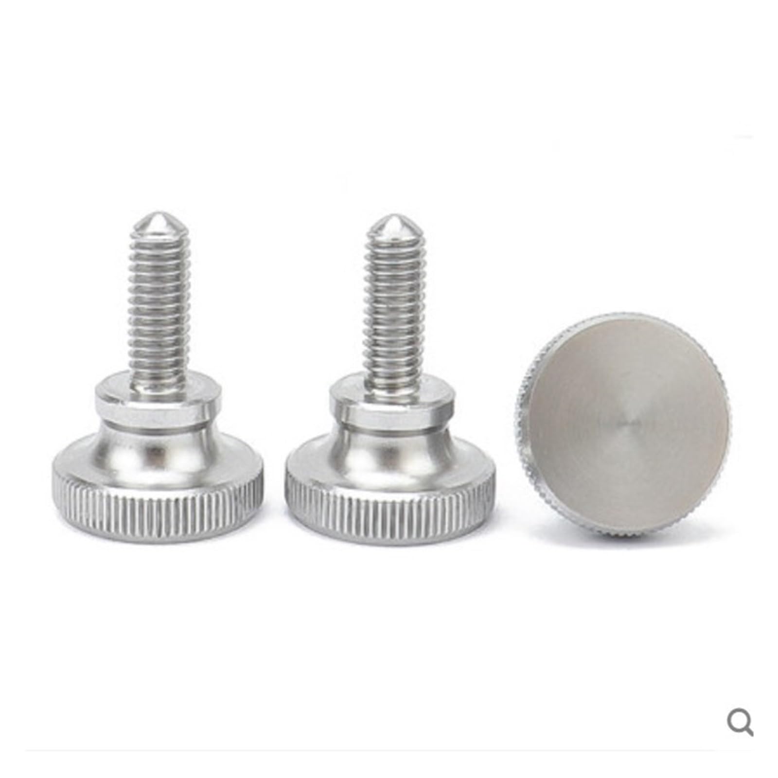 Tornillos de pulgar moleteados de color， GB834 Tornillo de pulgar escalonado con cabeza moleteada de acero inoxidable M2 M2.5 M3 M4 M5 M6 M8 M10 Tornillos de ajuste manual de cabeza alta métrica(M4x20