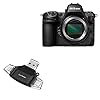 BoxWave Smart Gadget Compatible with Nikon Z8 – AllReader SD Card Reader, microSD Card Reader SD Compact USB for Nikon Z8 – Jet Black