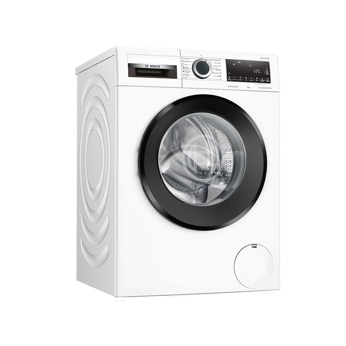 Bosch Lavadora, Libre Instalación, 9 kg, Serie 6, EcoSilence, Blanco, WGG244Z0ES