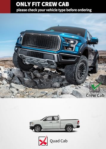 Estribos YITAMOTOR de acero inoxidable para Ford Super Cab miniatura 2