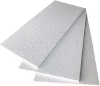 30 PLACAS DE ISOPOR ANTICHAMAS COM 20 MM (2 CM) DE ESPESSURA PARA FORRO, PAREDE, ISOLAMENTO ACÚSTICO 100x50x2CM