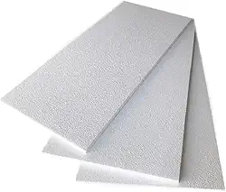 30 PLACAS DE ISOPOR ANTICHAMAS COM 20 MM (2 CM) DE ESPESSURA PARA FORRO, PAREDE, ISOLAMENTO ACÚSTICO 100x50x2CM