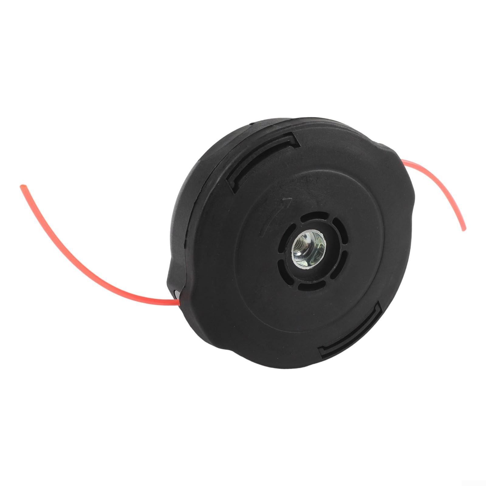 Cabezal de recortadora de repuesto con función de golpe y alimentación para jardín y cuidado del césped compatible con tamaño de rosca M8 x 1 25 LH (1 unidad)