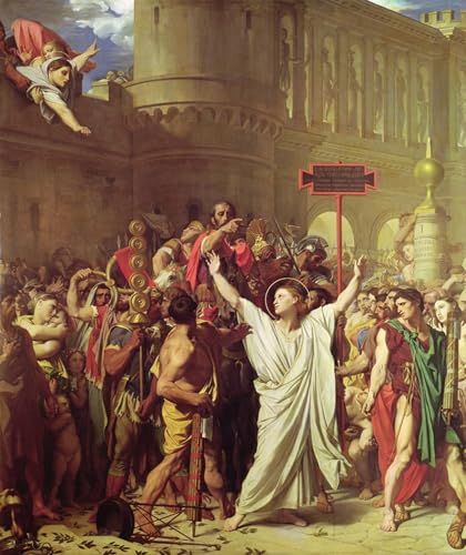 Peinture murale le Martyre de St Symphorien impression grand format