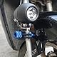 NINGDAKEAI 2 Stück Motorrad-Lichthalterungen, Gabelklemmhalter - Gabelklemmen-Blinker, Halterungen für Motorrad-Scheinwerfer Verstellbare Motorrad-Scheinwerferhalterung (22-32mm)