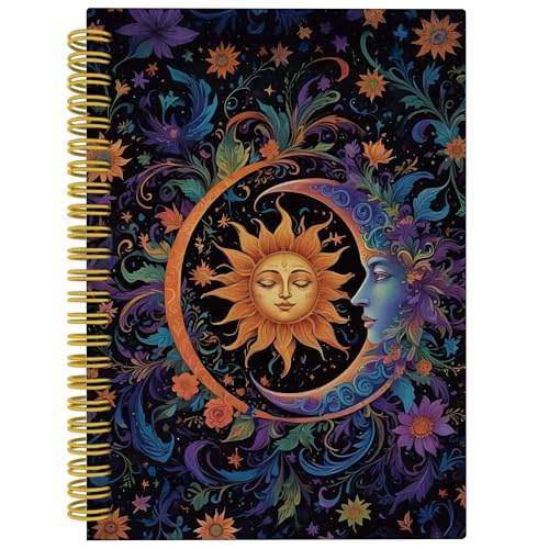 Carnet académie sombre avec illustrations mystiques pour écriture artistique