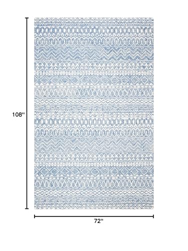 Safavieh Blue/Ivory Area Rug – 6′0″ × 9′0″ – product image 3
