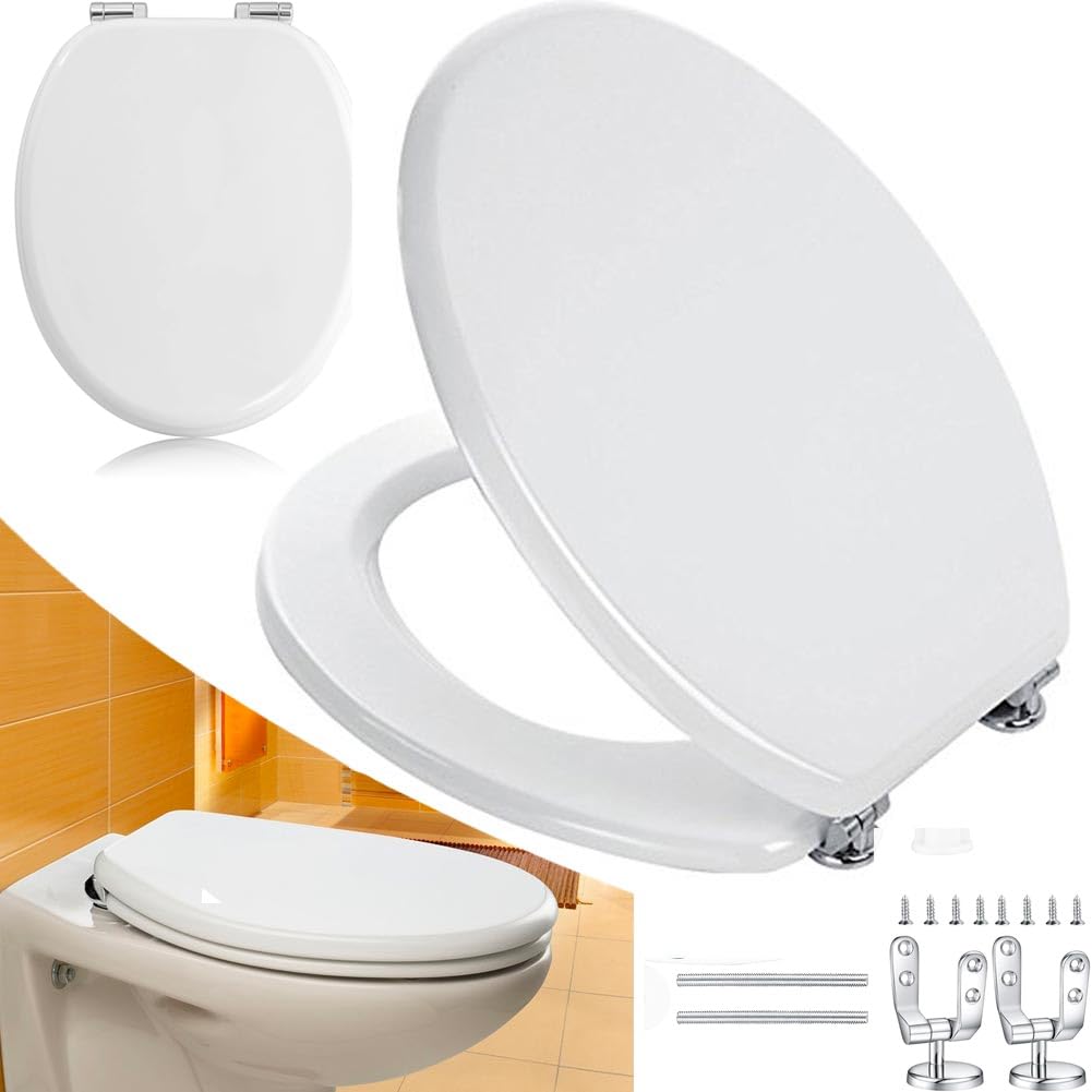 Abattant de toilettes blanc design moderne pour rénover votre WC