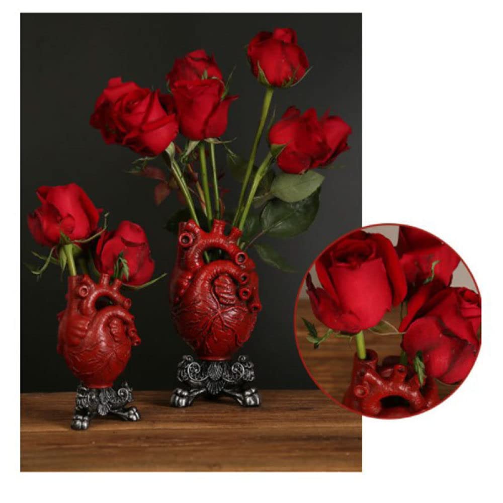 Amazon.co.jp: 樹脂製花瓶 家の装飾 家の装飾 部屋の装飾 ハート型の