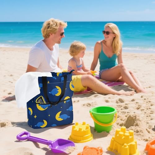 Bolsa de libros minimalista y resistente con cremallera para la playa o universidad 7