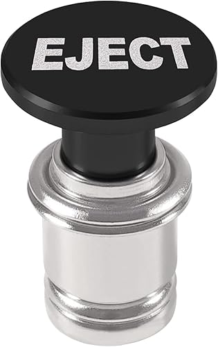 Miniatura 7 de EJECT - Encendedor de cigarrillos para automóvil, aluminio anodizado MELIFE universal, accesorio de repuesto de 12 voltios, se adapta a la mayoría