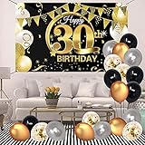 🎉【Materiale Durevole】: Lo striscione per il 30 ° compleanno è realizzato inin tessuto di poliestere resistente. resistente agli strappi, lavabile e riutilizzabile, peso leggero e facile da trasportare.