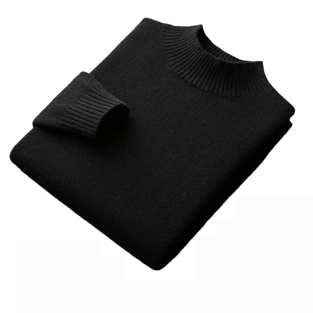 Herren Wollpullover Verdickter Pullover Business Strickpullover Kaschmir Pullover Casual Warme Jacke