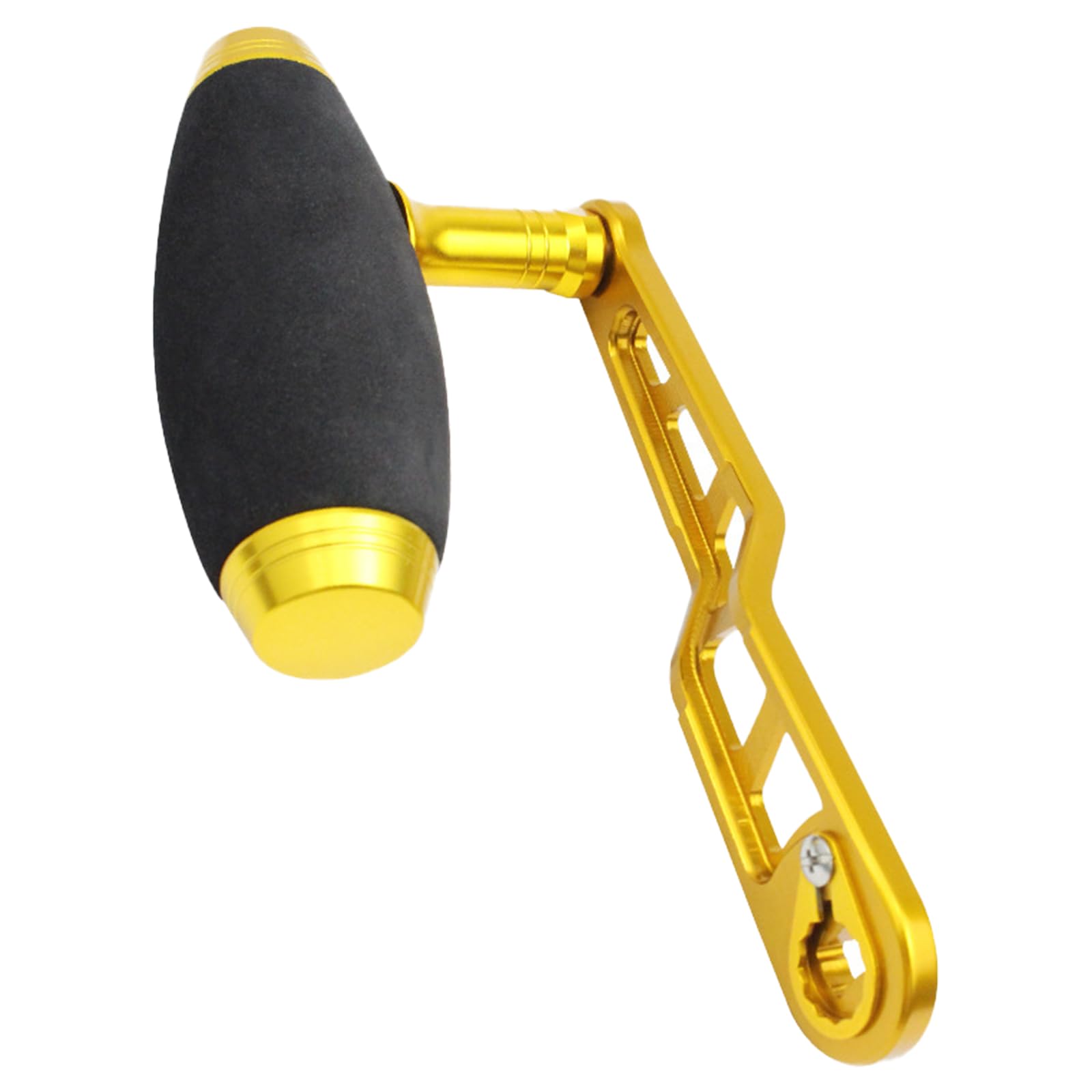 Mulinelli da baitcasting in Lega Alluminio Maniglia elettrica Mulinelli da Pesca Singoli Maniglia Accessorio da Pesca sostitutivo Ruota da traina Facile da Usare