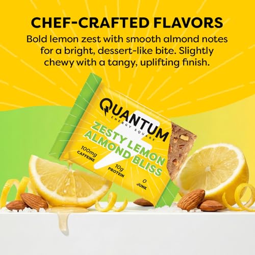 Quantum Energy Square: Barra energética con cafeína y 10g proteína miniatura 5