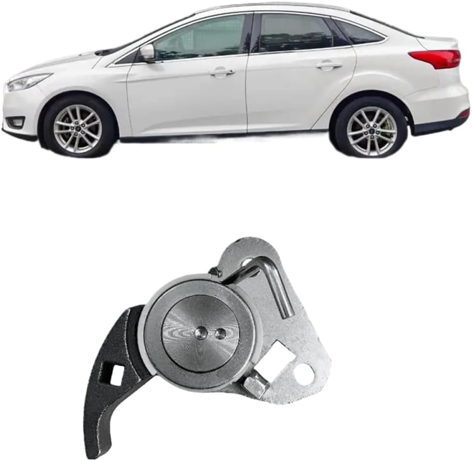 Engine Timing Belt Tensioner and Oil Pump Assembly Compatible with Focus 2012-2023, Fiesta CE1 2018-2023, CBW 2018-2023 - Replaces F1FZ-6C348-C, F1FZ6C348A, F1FG-6C777-AB, 2017878