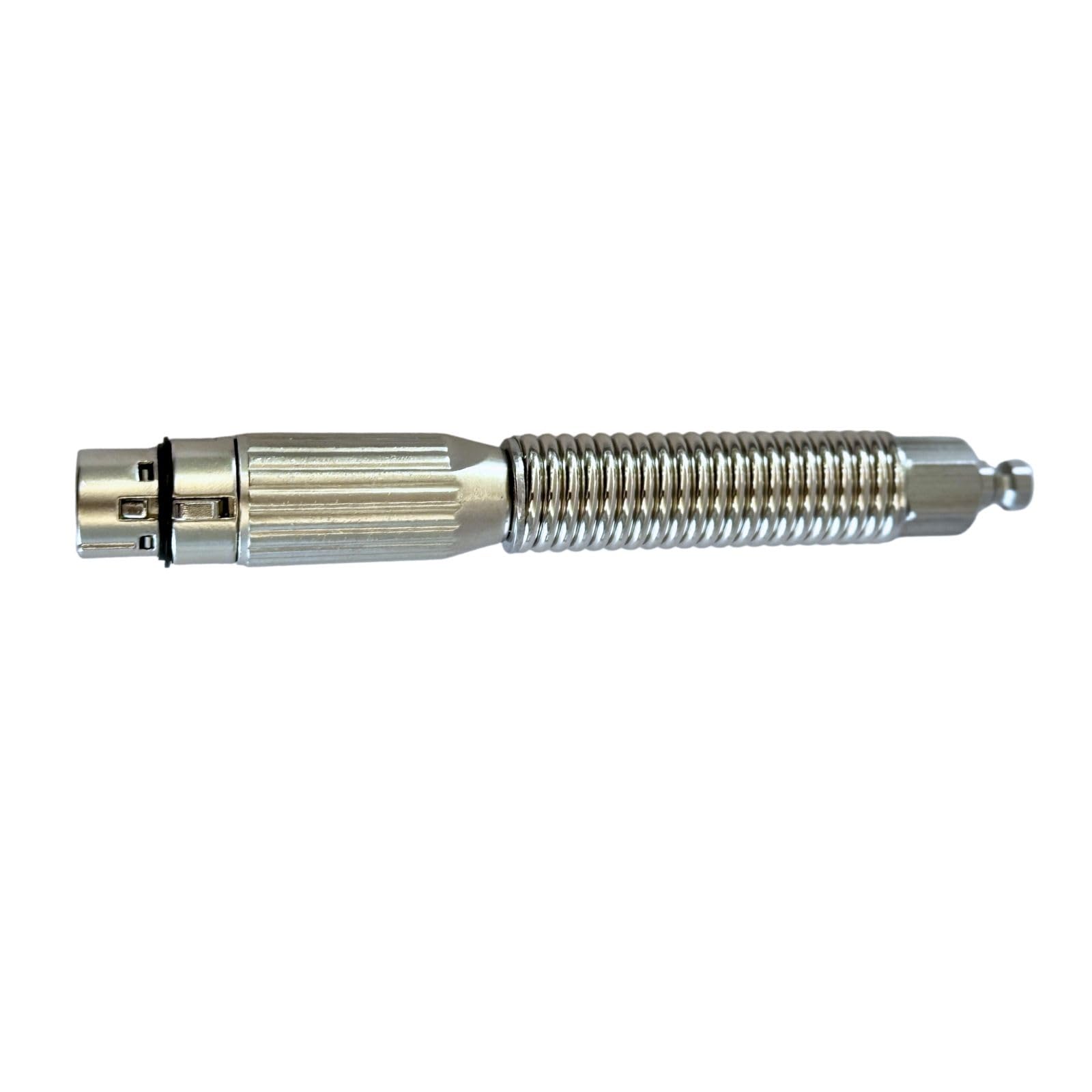 Adaptateur Vac-u-Lock - Tige d'extension avec ressort autobloquant - En acier inoxydable - Accessoires vers 3 connecteurs XLR - Compatible avec système KlicLok - 14,5 cm