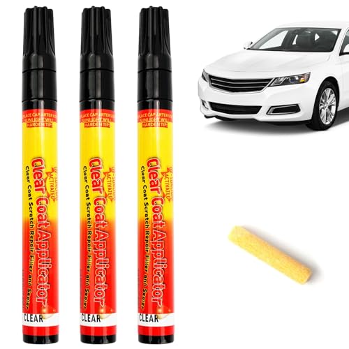 3PCS Vitanst Clearfix Scratch Remover, Magic Car Scratch Removal Pen, Auto Paint Repair Pen Brush