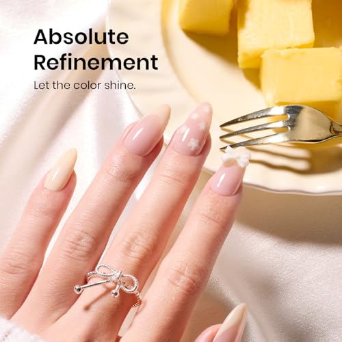 Image of Beetles Yellow Gel Nail Polish - 15ML /0.51Fl Oz., Soft Butter Yellow Gel Polish, Color-Matched Bottle, Soak-Off UV LED, Long-Lasting Holiday & Summer Nails Art for DIY Beginners & Salon Pros