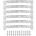 XLX Square Crystal Glass Decorated Stainless Steel Door Cabinet Drawer Handle Pull