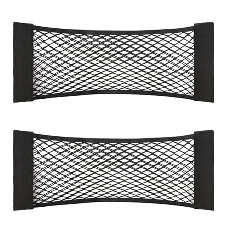 Filet de rangement coffre Fiat 500 pour les courses - Pochette filet de voiture latérale