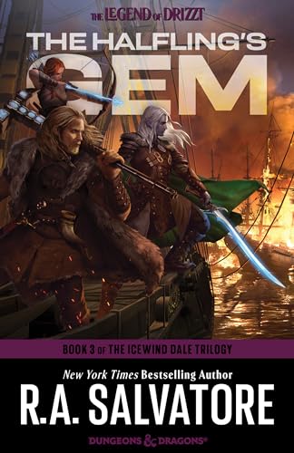Cover of The Halfling's Gem: The Legend of Drizzt
