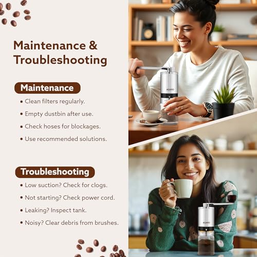 AGARO Elite Manual Coffee Grinder, with Glass jar - Image 7