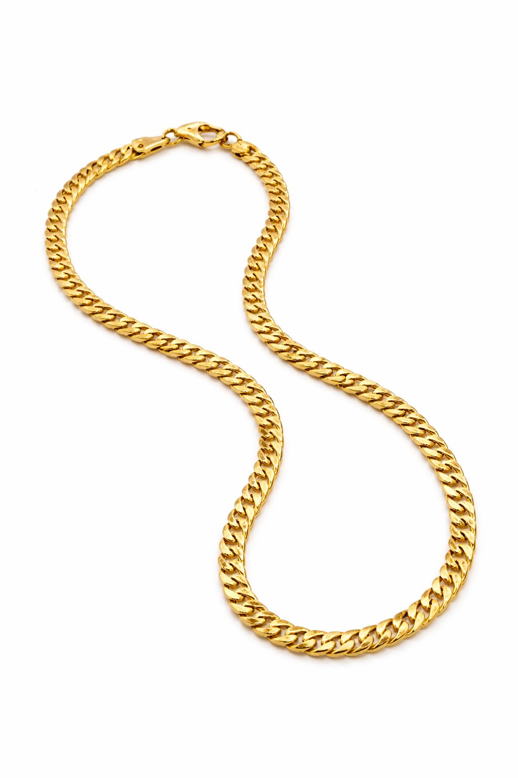 Gold Cuban Link Chain Necklace for Men & Women | 18K Gold Plated Stainless Steel Cuban Chain | Hip Hop Style Thick Link Necklace | Fashion Jewelry Chain Gift for Men Women-image-28