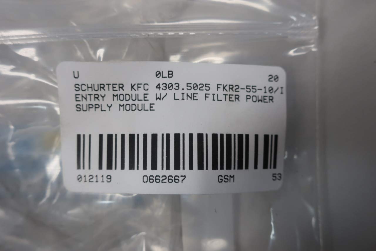 SCHURTER KFC 4303.5025 FKR2-55-10I Power Entry Module product thumbnail 6