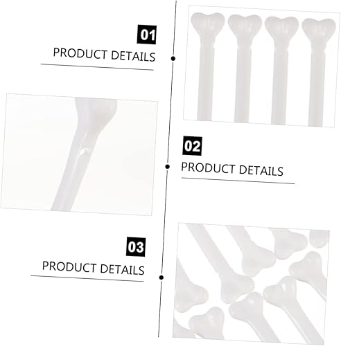 Miniatura 2 de TOYANDONA 72 Pcs Halloween Plastic Bones Halloween Bones Skeleton Bone Props Halloween Party Decor Crazy Bones False Bones Halloween Skeleton Bones