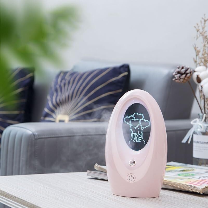 Diffuseur de pulvérisation rose pour une ambiance bureau zen