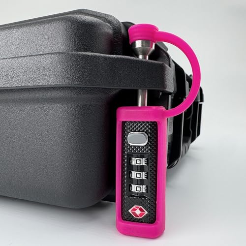 Image of LAFENLIN TSA Approved Firearm Travel Case Locks, Gun Case Hard Pistol Cases Lock Gun Carrying Case Lock, Cut-Proof Case TSA Padlocks for Rifles /Revolver /Handgun /Camera Hard Cases