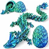 XIMISHOP 3D-Gedruckter Drache (35 cm) mit Drachenei