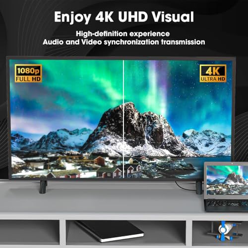 Image of Maizic Smarthome 25m HDMI 2.0 High-Speed Cable | 4K Ultra HD @60Hz, 18Gbps with Ethernet | Long HDMI Cord for TV, Monitor, Laptop, PC & Projector