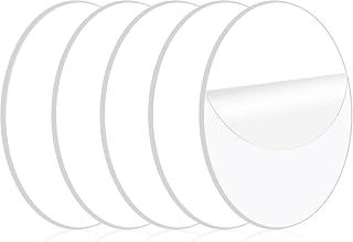 透明アクリル 丸板 5枚セット直径150mm厚さ3mm アクリルプレート 保護フィルム付き (直径15cm) | 円形透明板 厚さ3mm 直径15cm クリア フィギュアの台座 撮影台 標本 手工芸 ディスプレイ プレート