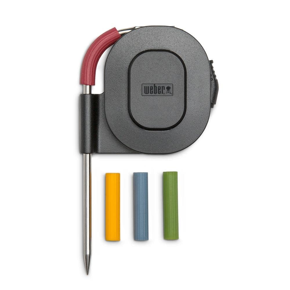 Weber iGrill/Connect Smart Grilling Hub Messfühler für Grillgut, bis 300° C, zur Temperaturüberwachung von Fleisch oder Fisch, 1 Stück - Silber (7212) (Packung mit 2)