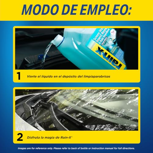 Rain-X Líquido Limpiaparabrisas Coche Anti Mosquitos - Repele la Lluvia -5L - Imagen 5