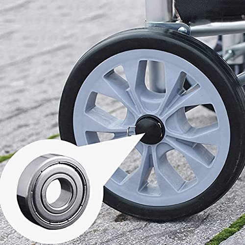 JHYFT Einkaufstrolley Multifunktions-Einkaufstrolley Verstärkte Aluminiumlegierung Klappbarer Tragbarer Trolley Anti… – Bild 6