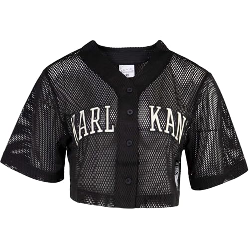 T-shirt court de baseball Karl Kani en maille : restez fraîche et stylée sous la chaleur