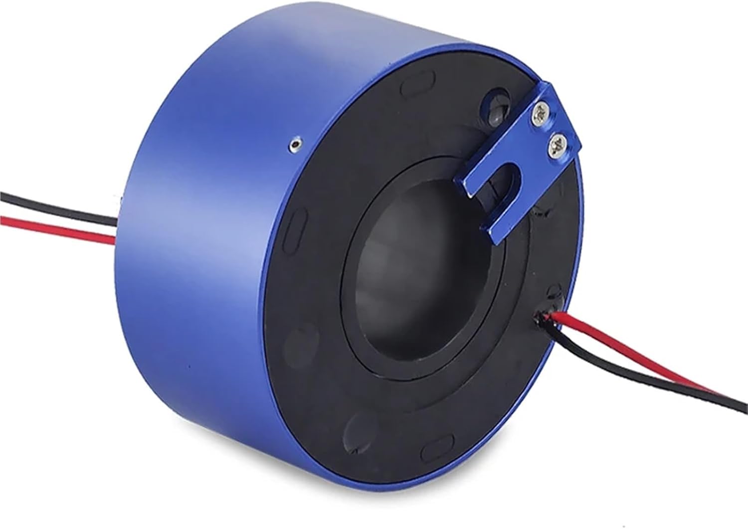 1PCS 2/4/6/8/12ch Wires 2A 10A Hollow Shaft Slip Ring Hole 5-38.1mm D22-99mm Conductive Rotary Joint Electric Slipring Connector(Hole 38.1mm 2CH 10A)