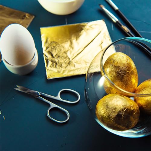 200 Sheets 10 Colors Gold Foil Leaf Gold Leaf Sheets Multi-Color Imitation Foil Sheet for Painting, Art Decoration, Nails, Handicrafts, DIY Crafts(3.15 x 3.35 Inches)