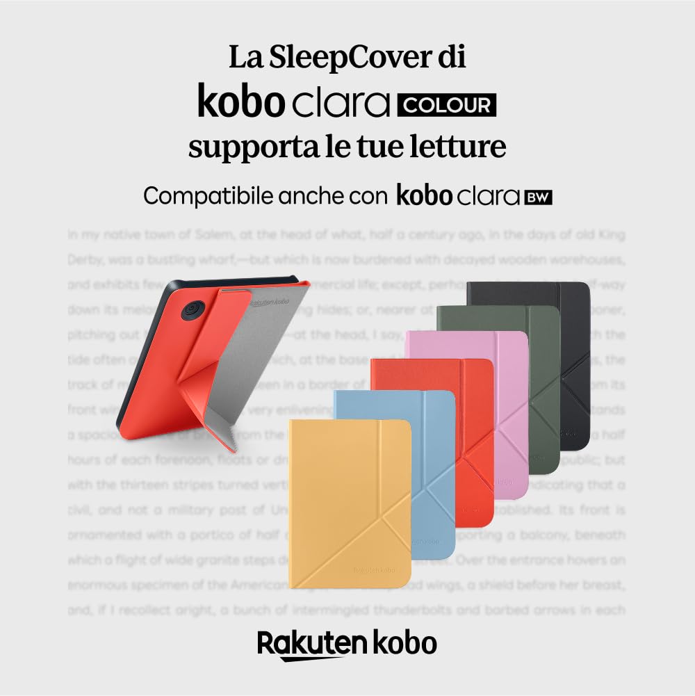 Kobo Clara Colour | eReader | Display antiriflesso a colori E Ink Kaleido™ 3 da 6” | Modalità Scura| I Audiolibri | Impermeabile (Bianco)