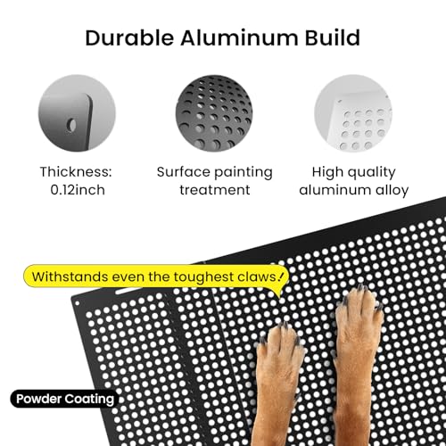 image for Safoner Premium Adjustable RV Entry Screen Door Grille, Adjusts from 2